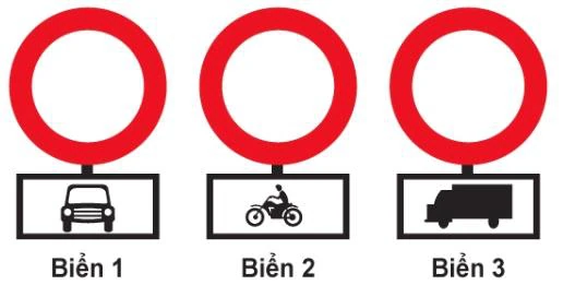 Hình minh họa câu 351: Ba biển này có hiệu lực như thế nào?
