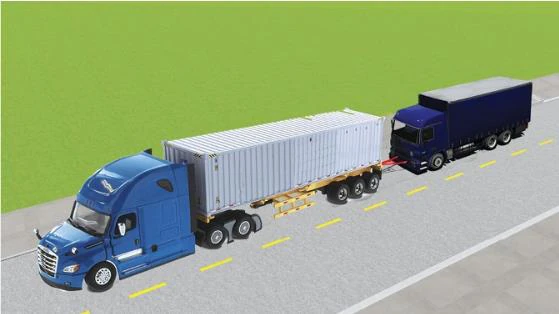 Hình minh họa câu 518: Xe kéo nhau trong trường hợp này đúng quy định không?