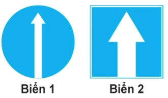Hình minh họa câu hỏi: Biển nào báo hiệu "Đường một chiều"?
